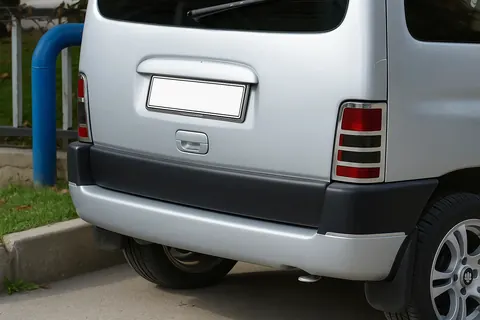 Накладка на стопи (2 шт., нерж.) OmsaLine - Італійська нержавійка для Citroen Berlingo 1996-2008 рр — Citroen Berlingo 1996-2008 гг. DianaParts