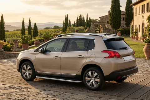 Бокові пороги Tayga Grey (2 шт., алюміній) 2014-2016 для Peugeot -2016 рр — Peugeot 3008 2008-2016 гг. DianaParts