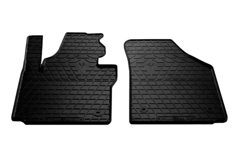 Гумові килимки (Stingray) 2 шт, Premium - без запаху для Volkswagen Caddy 2010-2015 рр — Volkswagen Caddy 2010-2015 гг. DianaParts