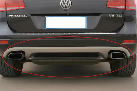 Задня накладка V2 для Volkswagen Touareg 2010-2018 рр — Volkswagen Touareg 2010-2018 гг. DianaParts