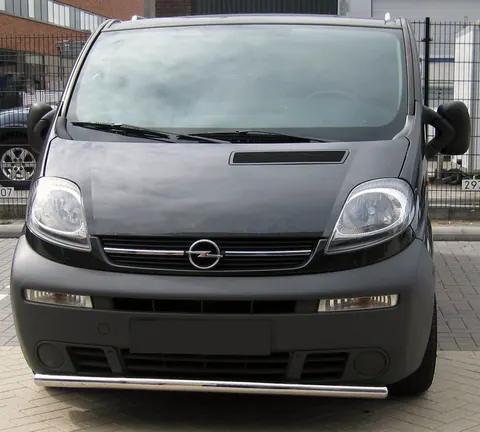 Передній захист ST008 (нерж.) 51 мм для Opel Vivaro 2001-2015 рр — Opel Vivaro 2001–2015 гг. DianaParts