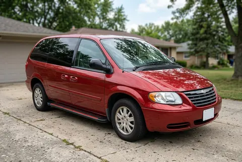 Бокові пороги Maya Red (2 шт., алюміній) для Chrysler Voyager 2001-2007 рр — Chrysler Voyager 2001-2007 гг. DianaParts