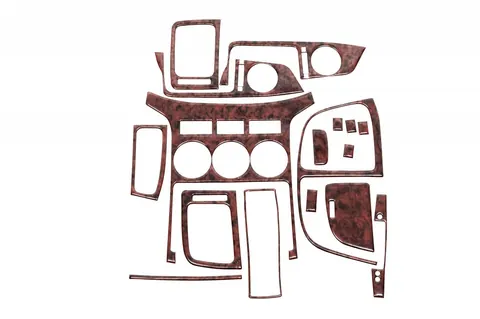 Накладки на панель (small set) Дерево для Hyundai H300, H1, Starex 2008-2020 рр — Hyundai H300, H1, Starex 2008-2020 гг. DianaParts