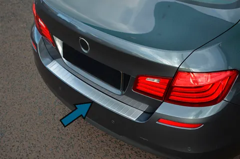 Накладка на задній бампер OmsaLine (SD, нерж.) для BMW 5 серія F10/F11 2010-2016 рр — BMW 5 серия F10/F11 2010–2016 гг. DianaParts