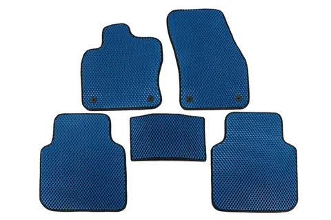 Килимки EVA (Allspase, 2 ряда, Синій) для Volkswagen Tiguan 2016-2023 рр — Volkswagen Tiguan 2016-2023 гг. DianaParts