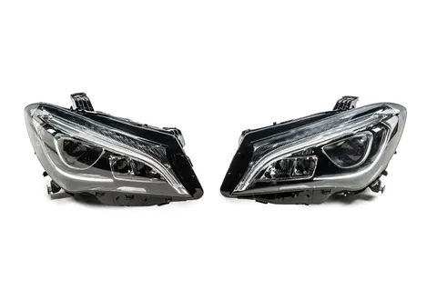 Передня оптика з LED (2 шт) для Mercedes CLA C117 2013-2019 рр — Mercedes CLA C117 2013-2019 гг. DianaParts