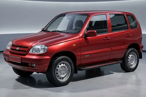 Бокові пороги Maya Red (2 шт., алюміній) для Chevrolet Niva 1998-2020 рр — Chevrolet Niva 1998-2020 гг. DianaParts