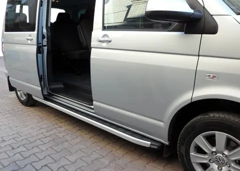 Бокові пороги Fullmond (2 шт., алюм) Довга база для Volkswagen T4 Caravelle/Multivan 1990-2003 рр — Volkswagen T4 Caravelle/Multivan 1990–2003 гг. DianaParts